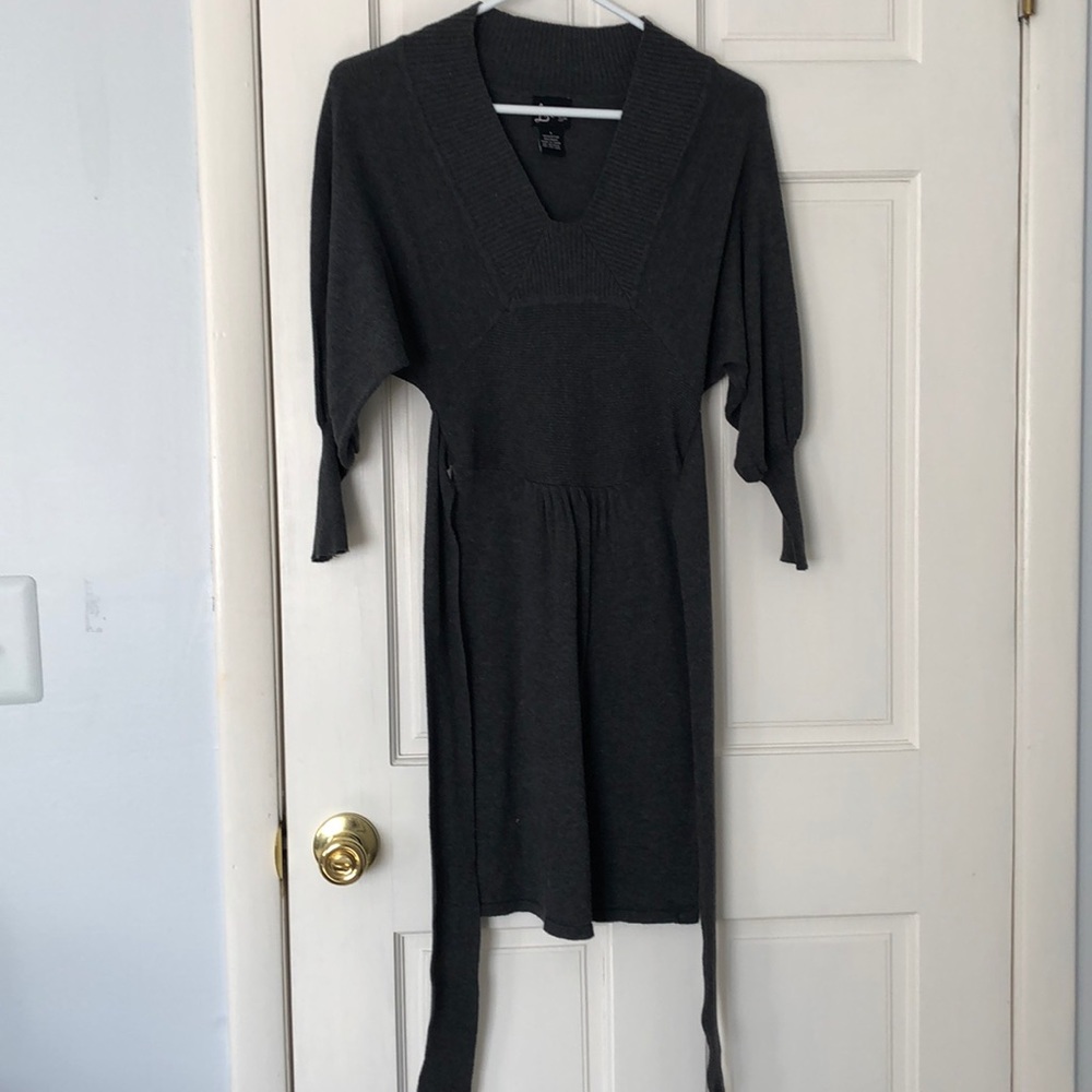 Sweater dress.